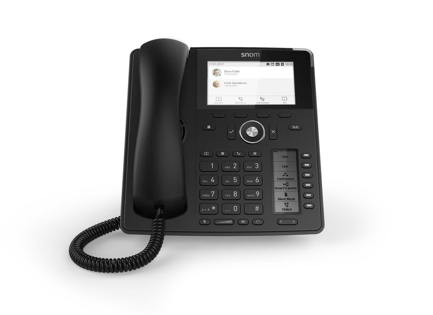 SNOM D785N VOIP Telefon Prof. (SIP), Gigabit, schwarz – Bild 2