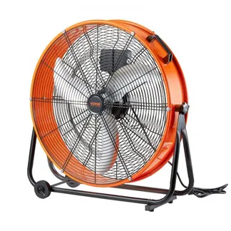 VEVOR Trommelventilator, Bodenventilator, Hochleistungs-Gewerbenutzung, stufenlose Geschwindigkeit 8900CFM, 360° verstellbarer, neigbarer Industrie-Bodenventilator für Lager, Werkstatt, Fabrik VEVOR Trommelventilator, Bodenventilator, Hochleistungs-Gewerbenutzung, stufenlose Geschwindigkeit 8900CFM, 360° verstellbarer, neigbarer Industrie-Bodenventilator für Lager, Werkstatt, Fabrik