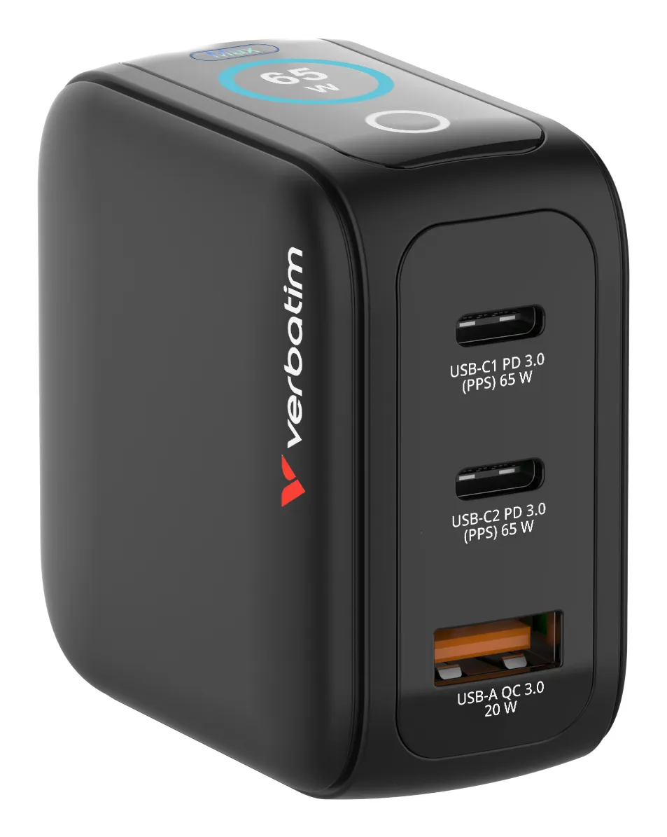Verbatim 30238 Ladegerät für Mobilgeräte Universal Schwarz AC Schnellladung Drinnen – Bild 5