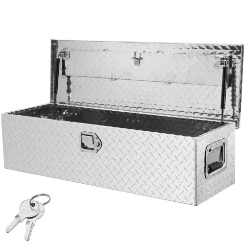 VEVOR 990 x 330 x 254 mm Werkzeugkasten für Lkw-Ladefläche, Abschließbar 83 L Truckbox Werkzeugbox Aufbewahrungs-Werkzeugkasten, 39 kg Tragfähigkeit Werkzeugkiste Organizer für Wohnmobil, PKW usw. VEVOR 990 x 330 x 254 mm Werkzeugkasten für Lkw-Ladefläche, Abschließbar 83 L Truckbox Werkzeugbox Aufbewahrungs-Werkzeugkasten, 39 kg Tragfähigkeit Werkzeugkiste Organizer für Wohnmobil, PKW usw.