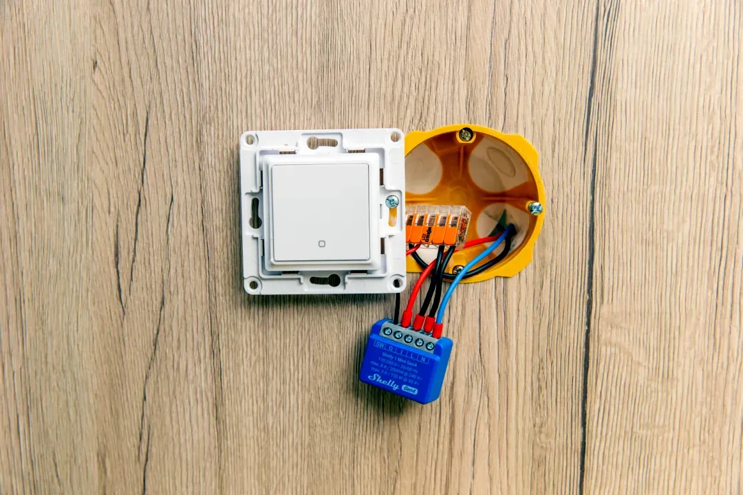 Shelly · Unterputz · "1 Mini Gen4" · Relais · max 8A · 1 Kanal · WLAN · Matter · Zigbee · Bluetooth – Bild 3