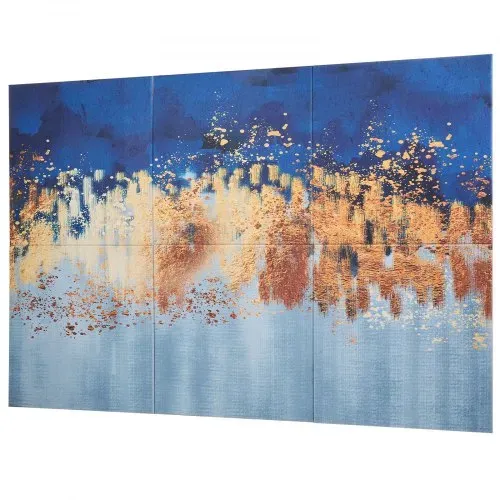 VEVOR 6er-Pack Akustikpaneele, 1800x1200x10 mm, Akustik Wandpaneele, selbstklebende dekorative Schalldämpfungs- & Absorptionsplatten für Zuhause, Büro, Studio, Spielzimmer, Theater, Gemälde – Bild 8