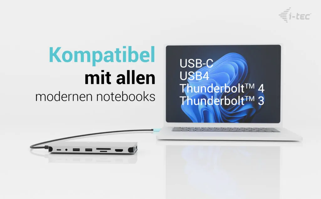 i-tec Metal USB-C Nano 3x Display Dock, 2x HDMI 1x USB-C video + Power Delivery 140W – Bild 6
