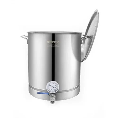 VEVOR Braukessel Bierbrauanlage Heimbrauanlage 60,57 L Thermometer Gärtopf – Bild 10