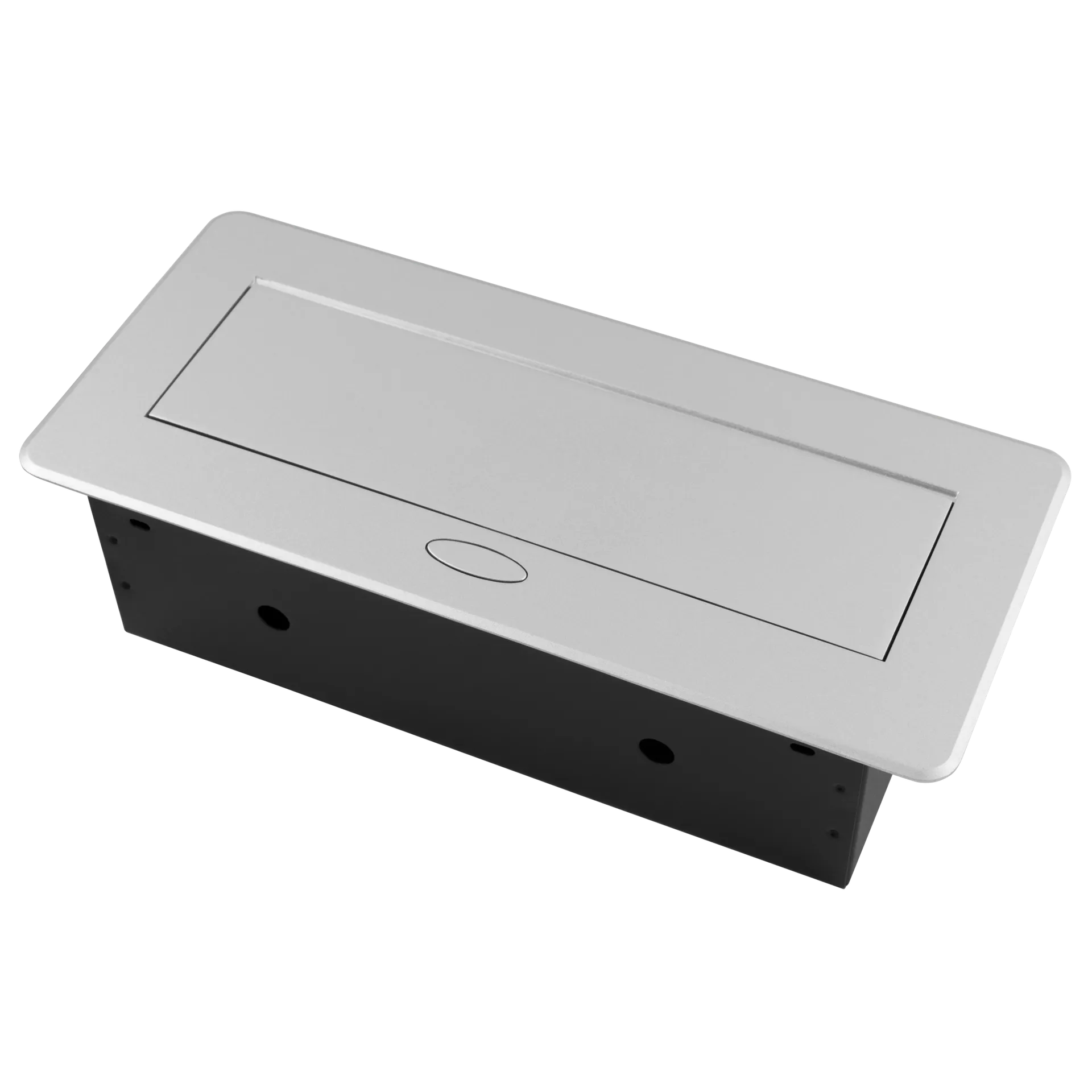 Tisch-Einbausteckdose McPower ''TS-03S'' 3x Steckdose, 1,8m Kabel, 267x120x68mm – Bild 2