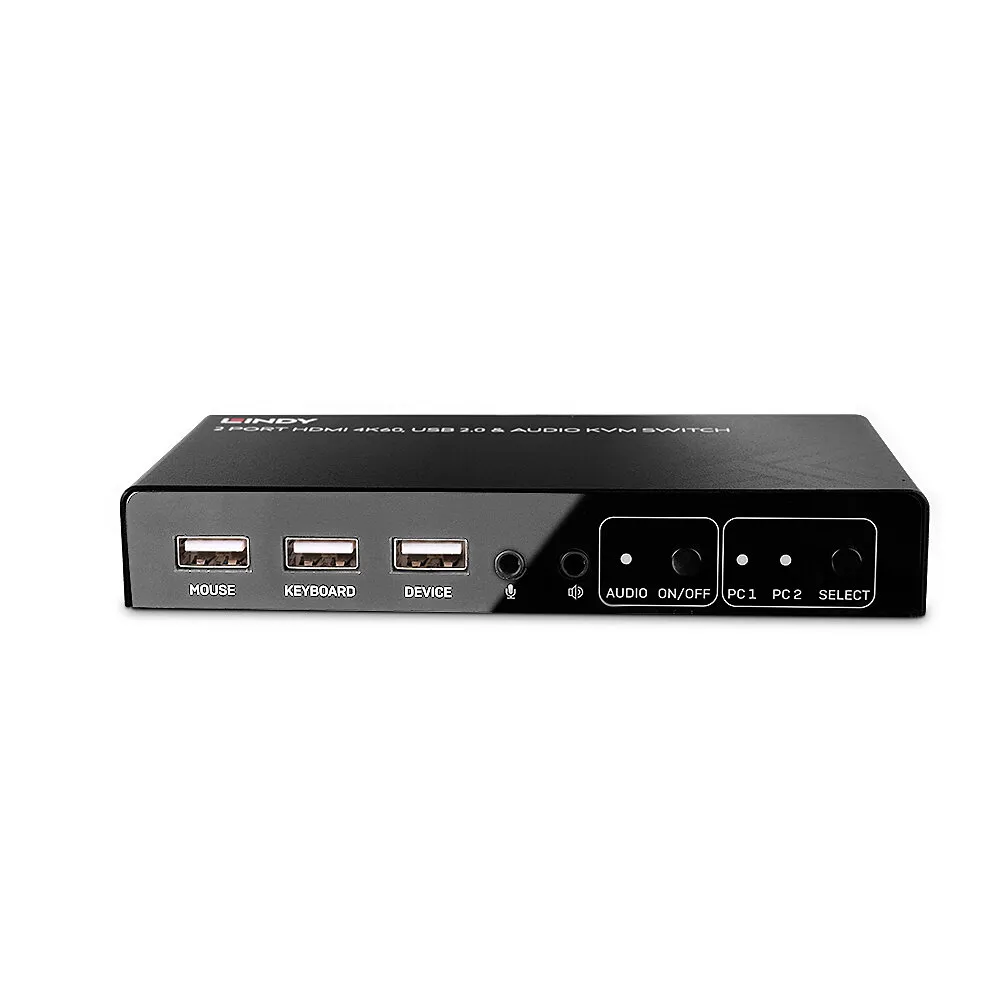 Lindy 32809 Tastatur/Video/Maus (KVM)-Switch Schwarz – Bild 4
