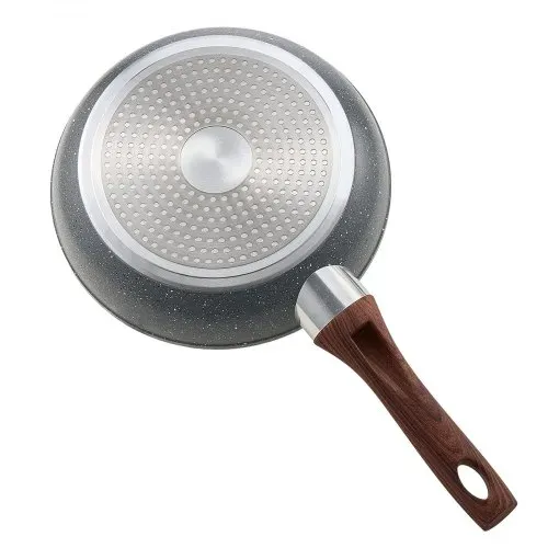 VEVOR Bratpfannen Set 3-tlg. (250 / 280 / 325 mm), Hochleistungs-Bratpfannen aus Aluminium (Antihaftbeschichtet), Kochpfanne Küchenkochgeschirr geeignet für Gas Elektro Induktion Grau – Bild 10