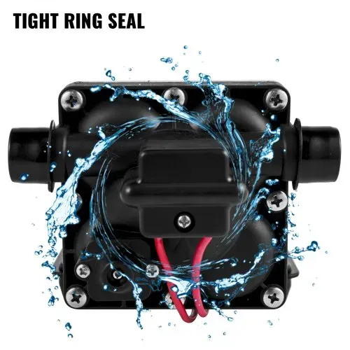 VEVOR 12 V Hochdruck-Membrane Wasserpumpe, 3 GPM Hochdruckmembran Wasserpumpe aus Polypropylen, Max. Druck 45 psi Wasserpumpe Selbstansaugend, mit Eingebautem Rückschlagventil, für Wohnwagen, Boot – Bild 5