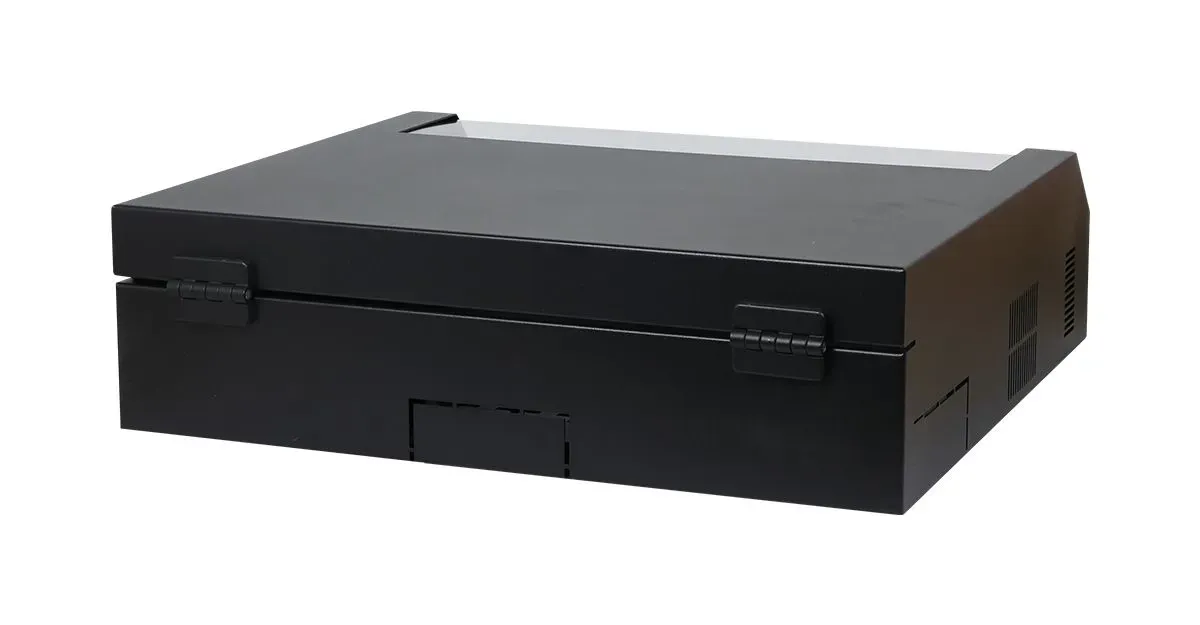 ALLNET 19"Wandgehäuse, 3HE, Vertikal, T145, Schwarz, SWV-Serie, – Bild 4