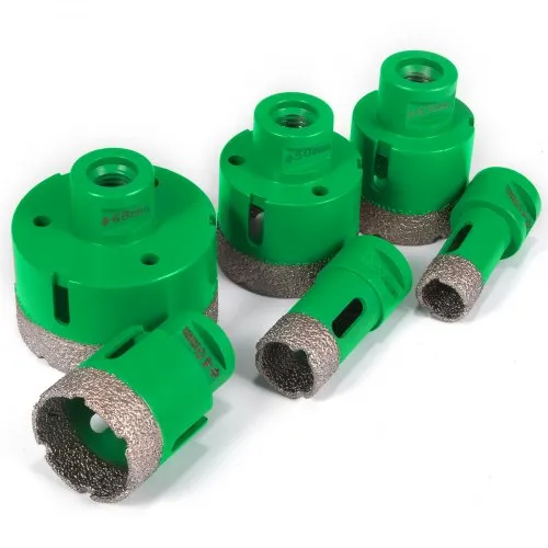 VEVOR Diamant Lochsäge 20, 25, 40, 50, 68 mm, Fliesenbohrer Lochsäge M14 Gewinde, Diamantbohrer 60 mm Bohrerlänge, Glasbohrer mit 6 Bohrern, Werkzeugkasten, Folienschweißgerät für Fliesen, Granit VEVOR Diamant Lochsäge 20, 25, 40, 50, 68 mm, Fliesenbohrer Lochsäge M14 Gewinde, Diamantbohrer 60 mm Bohrerlänge, Glasbohrer mit 6 Bohrern, Werkzeugkasten, Folienschweißgerät für Fliesen, Granit