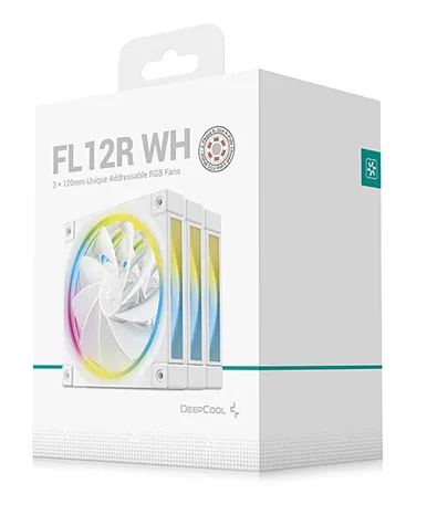 DeepCool FL12R WH-3 IN 1 Computergehäuse Ventilator 12 cm Weiß 3 Stück(e) – Bild 6