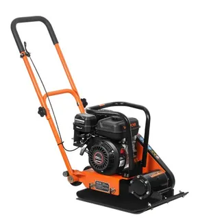 VEVOR Benzin Rüttelplatte, 6,5 PS (196 CC) Motor, 5600 U/min Vibrationsstampfer, 10,5 kN Verdichtungsdruck, 510×370 mm Platte, Handgeführter Rüttler für Pflasterarbeiten, Asphalt & Fundamente VEVOR Benzin Rüttelplatte, 6,5 PS (196 CC) Motor, 5600 U/min Vibrationsstampfer, 10,5 kN Verdichtungsdruck, 510×370 mm Platte, Handgeführter Rüttler für Pflasterarbeiten, Asphalt & Fundamente