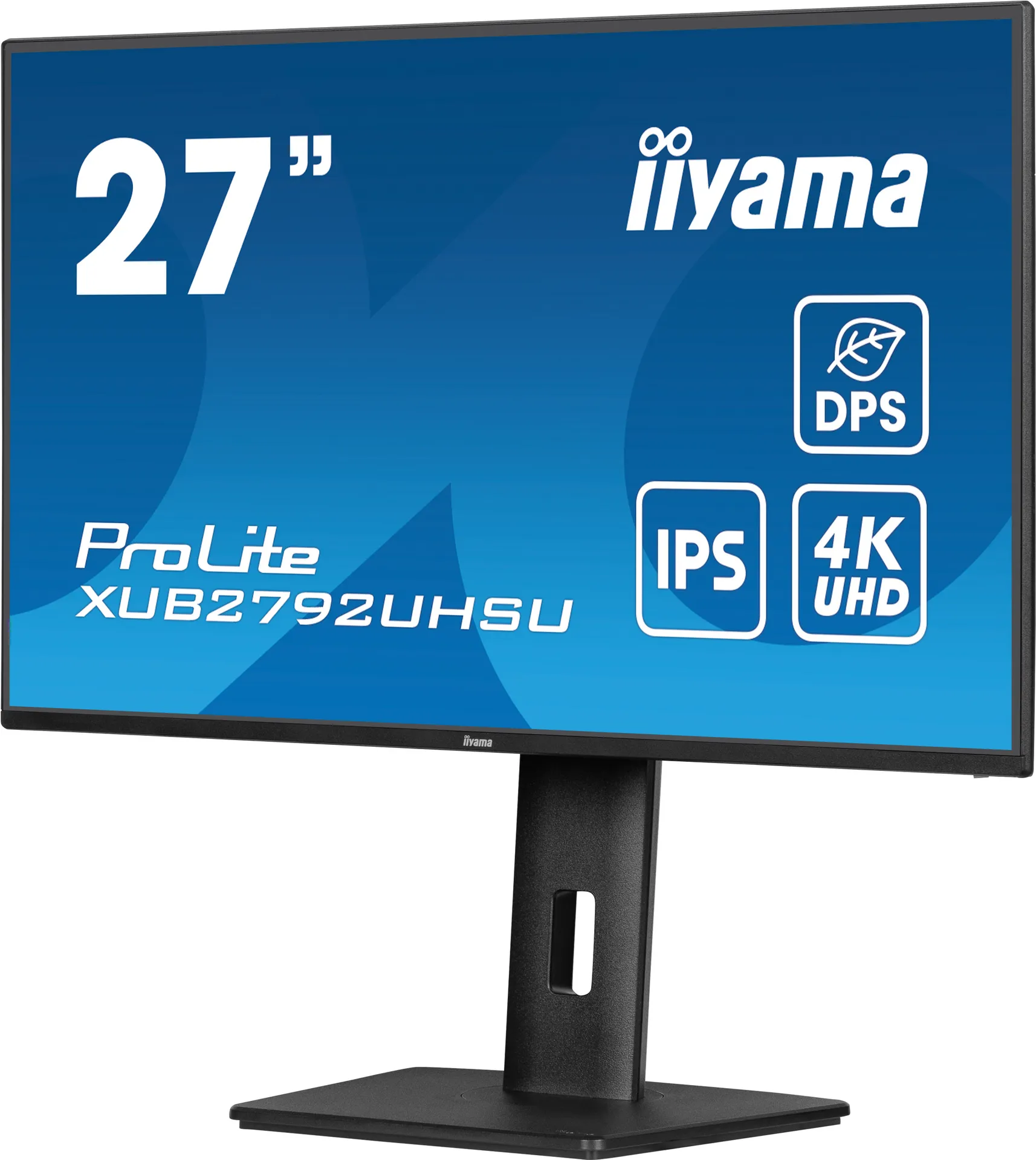 iiyama ProLite Ultraflacher 27" (68.5 cm) Monitor mit 4K-Auflösung, IPS-Panel-Technologie, Dynamische Energieeinsparung (DPS) und einem höhenverstellbaren Standfuß – Bild 5