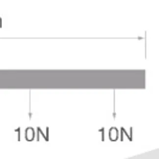 Powergear 48V EINBAUSCHIENE, Weiß, 1 meter Powergear 48V EINBAUSCHIENE, Weiß, 1 meter