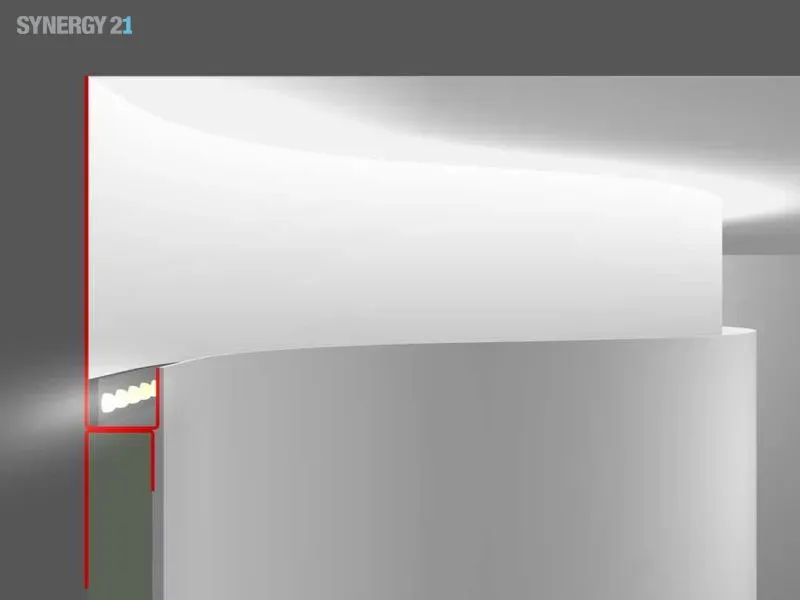 Synergy 21 LED Profil 200cm, Zinkblech TYP-B20 Flex – Bild 2