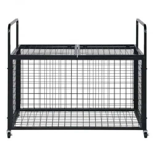 VEVOR Ballwagen Rollwagen 1150 x 610 x 912 mm Sportbällen, Abschließbarer Basketballkäfig Ballkäfig, Sportausrüstung für den Innen- und Außenbereich, Rollbar Aufbewahrungswagen aus Stahl für Garagen – Bild 10