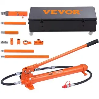 VEVOR Hydraulischer Wagenheber Luftpumpe 20 t, Lufthydraulischer Heber 145 mm Hub Rot, inkl. 100 / 300 / 500 mm Verlängerungsstange, Elektrostatisches Pulversprühen Hydraulikzylinder Autoreparatur VEVOR Hydraulischer Wagenheber Luftpumpe 20 t, Lufthydraulischer Heber 145 mm Hub Rot, inkl. 100 / 300 / 500 mm Verlängerungsstange, Elektrostatisches Pulversprühen Hydraulikzylinder Autoreparatur