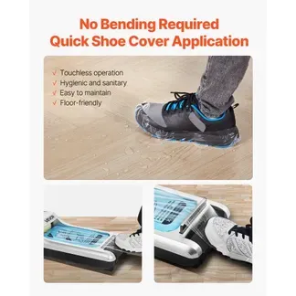 VEVOR Automatisch Schuhüberzieher Maschine Schuhüberzugspender Größe bis US 11 / EU 44 VEVOR Automatisch Schuhüberzieher Maschine Schuhüberzugspender Größe bis US 11 / EU 44