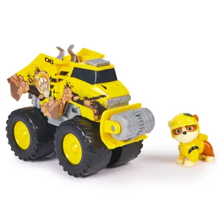 PAW Patrol Rescue Wheels – Rubbles Bulldozer Monstertruck mit Rubble Hundefigur PAW Patrol Rescue Wheels – Rubbles Bulldozer Monstertruck mit Rubble Hundefigur