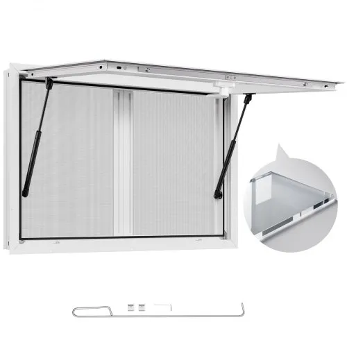 VEVOR Imbissfenster (915 x 610 mm Einbaumaß) mit Aluminiumrahmen, Imbissanhänger-Servierfenster mit 85°-Öffnungswinkel & 2 Schiebefenstern, Konzessionsfenster für Konzessionsstände Imbisswagen VEVOR Imbissfenster (915 x 610 mm Einbaumaß) mit Aluminiumrahmen, Imbissanhänger-Servierfenster mit 85°-Öffnungswinkel & 2 Schiebefenstern, Konzessionsfenster für Konzessionsstände Imbisswagen