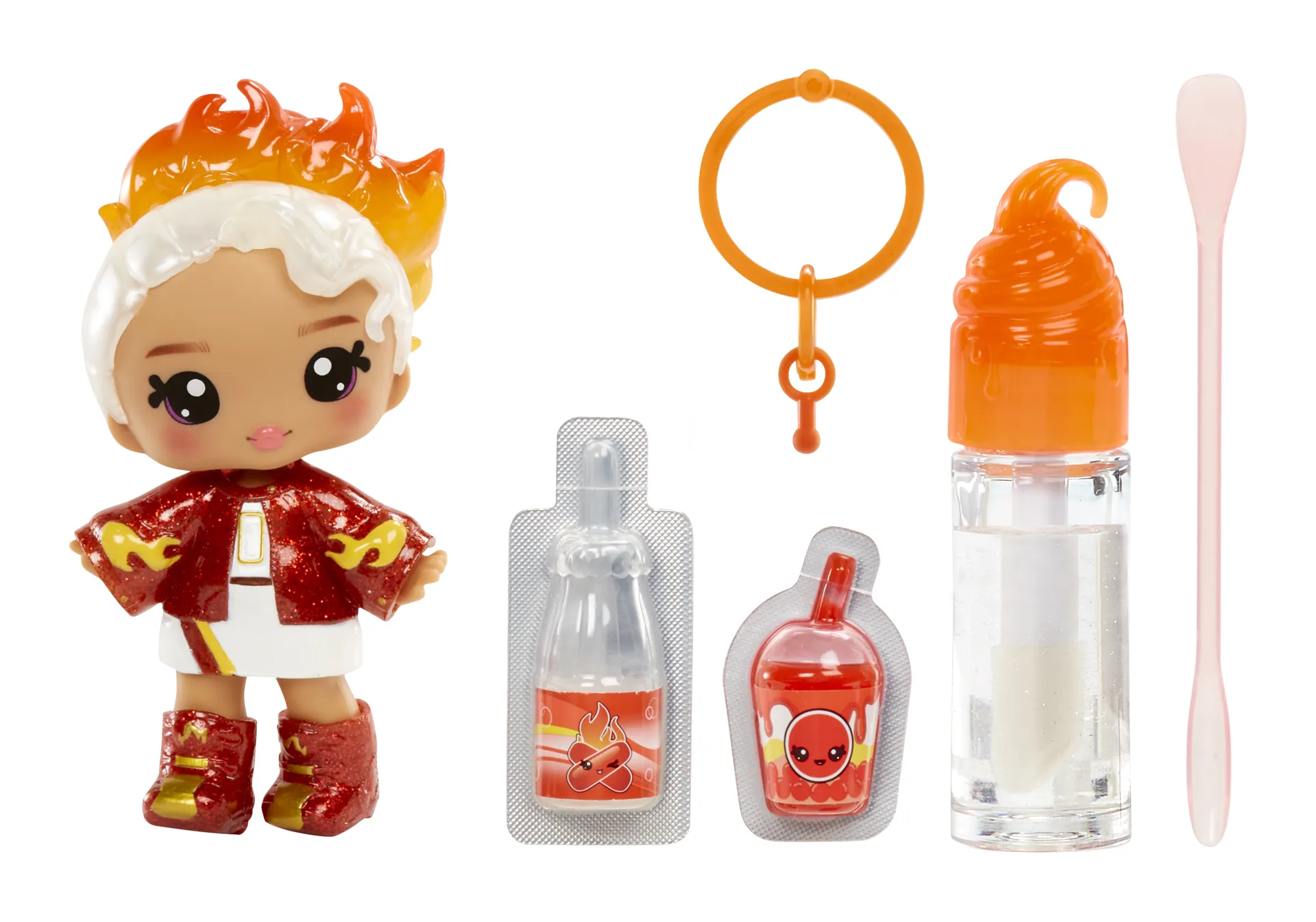 MGA Entertainment Yummiland Lip Gloss Doll Series 2- Cinnamon Spice (Amber Cinnamon) – Bild 2