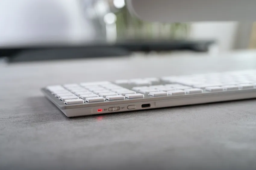 CHERRY KW 9100 SLIM FOR MAC Tastatur Universal USB + Bluetooth QWERTZ Deutsch Silber – Bild 5