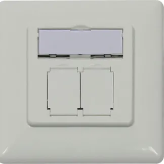 Keystone, Modulträger, UP Dosen für 2xTP-Modul, Reinweiss, designfähig UAE, Synergy 21, Keystone, Modulträger, UP Dosen für 2xTP-Modul, Reinweiss, designfähig UAE, Synergy 21,