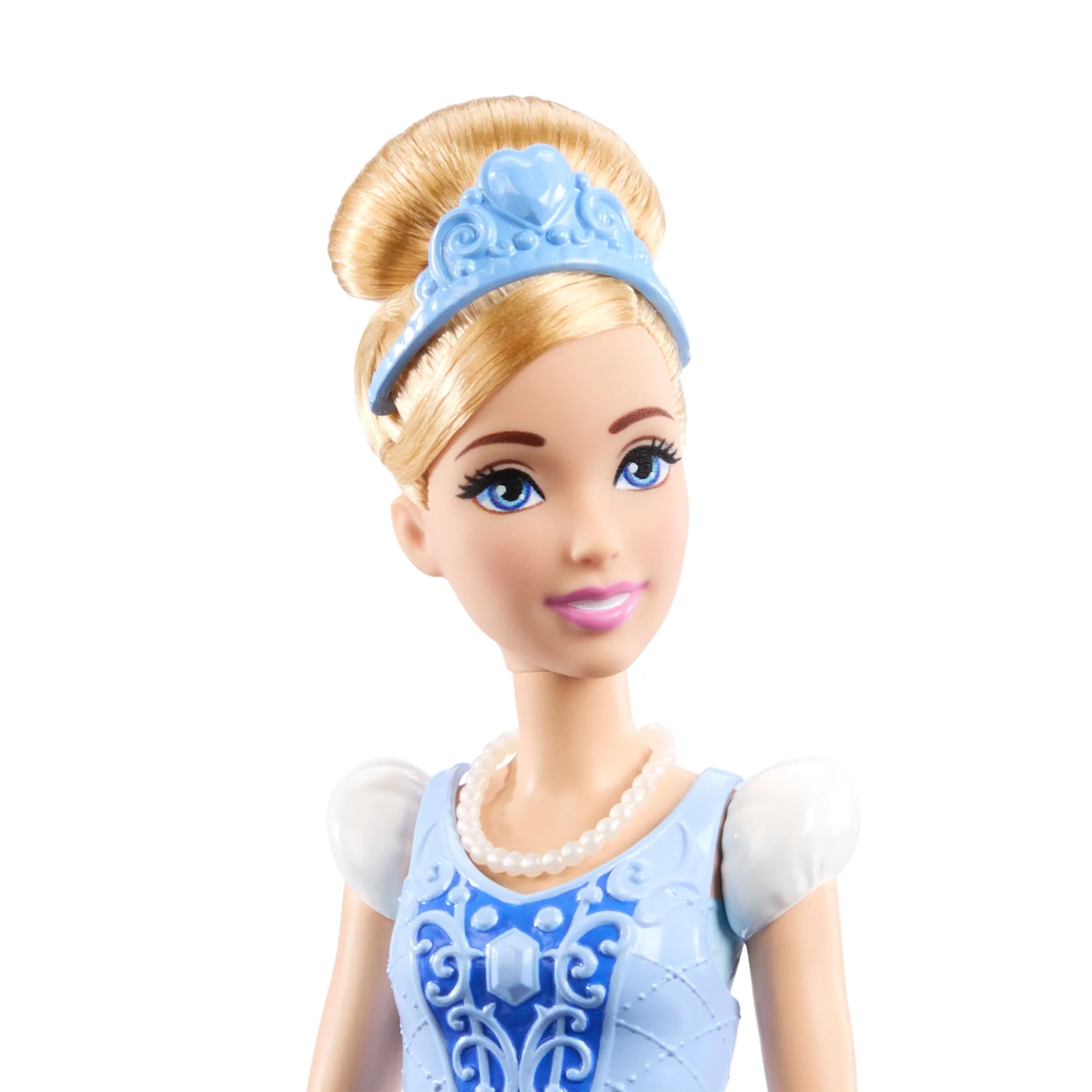 Disney Princess 2-in-1-Geschichten Cinderella-Modepuppe mit 2 Oberteilen zum Anklipsen, 2 Röcken und 9 Accessoires – Bild 7