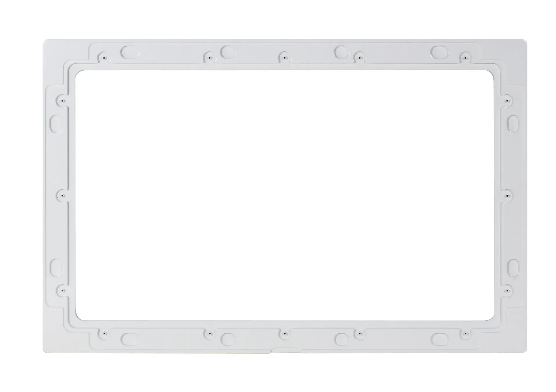ALLNET Touch Display Tablet 15 Zoll zbh. Blende für Einbaurahmen, weiß schmal – Bild 2