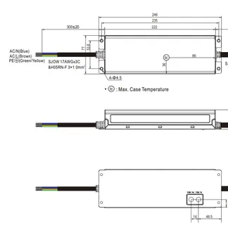 MEANWELL Netzteil – 24V 300W IP67 MEANWELL Netzteil – 24V 300W IP67