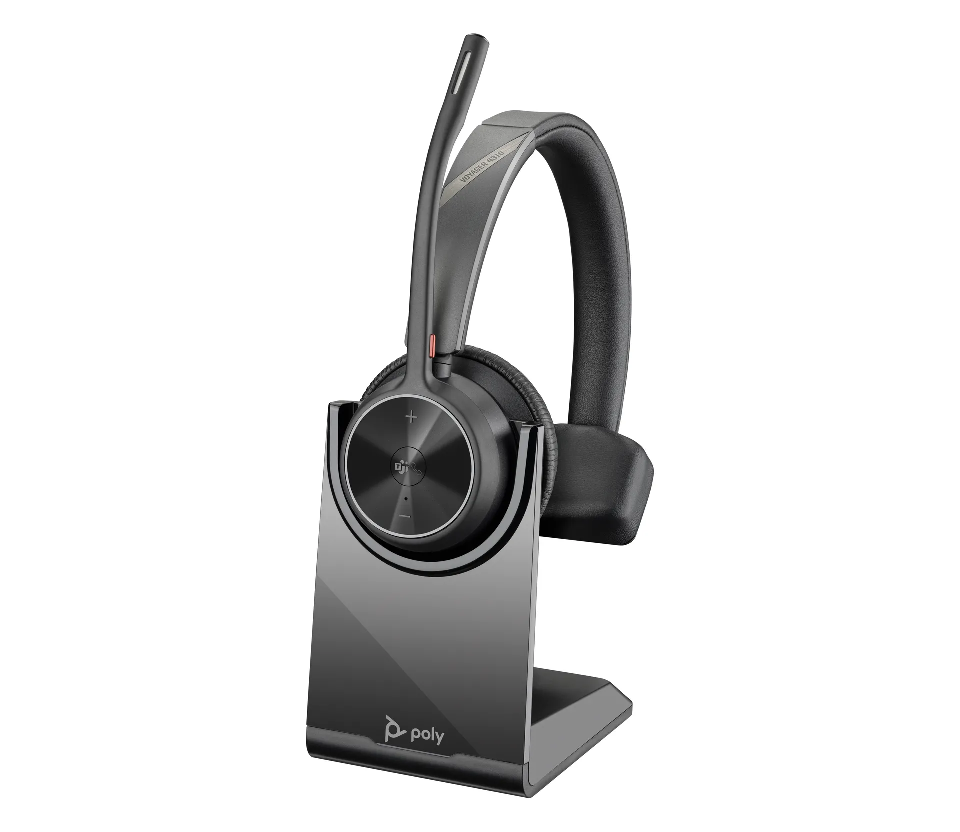 HP Poly Voyager 4310 Headset +BT700 Dongle +Ladestation, für Microsoft Teams zertifiziert – Bild 2