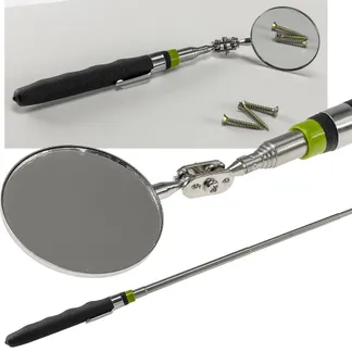 Teleskop Werkzeug mit 50mm Spiegel Gesamtlänge 16-70cm, 2-fach Kugelgelenk Teleskop Werkzeug mit 50mm Spiegel Gesamtlänge 16-70cm, 2-fach Kugelgelenk