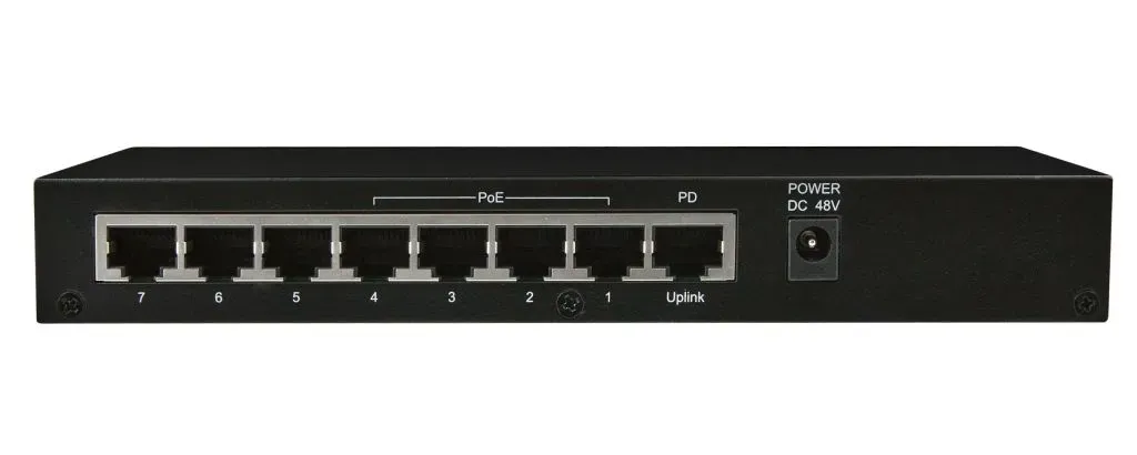 ALLNET Switch unmanaged 8 Port Gigabit 60W / 4x PoE / 3x LAN / 1x PoE+ In / "ALL-SG8208PD" – Bild 2