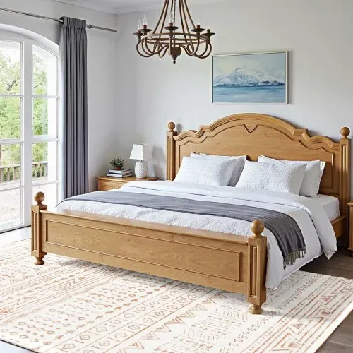 VEVOR Flächenteppich, 1524x2134 mm, Kurzflor, waschbarer Teppich, rutschfester Wohnzimmerteppich im Modern-Stil, Innenmatte für Schlafzimmer, Büro, Wohnzimmer, Kinderzimmer, Eingangsbereich, Beige – Bild 7