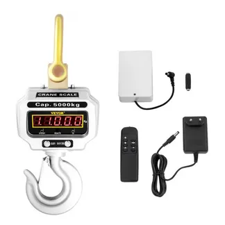 VEVOR Wildwaage Digital 5 000 KG, Hängewaage Digital mit Hohe Genauigkeit, Elektronische Kranwaage Hängewaage Digitale Haken, Mini tragbare Hängewaage mit LCD Anzeige für Reisen Koffer, Fischerei VEVOR Wildwaage Digital 5 000 KG, Hängewaage Digital mit Hohe Genauigkeit, Elektronische Kranwaage Hängewaage Digitale Haken, Mini tragbare Hängewaage mit LCD Anzeige für Reisen Koffer, Fischerei