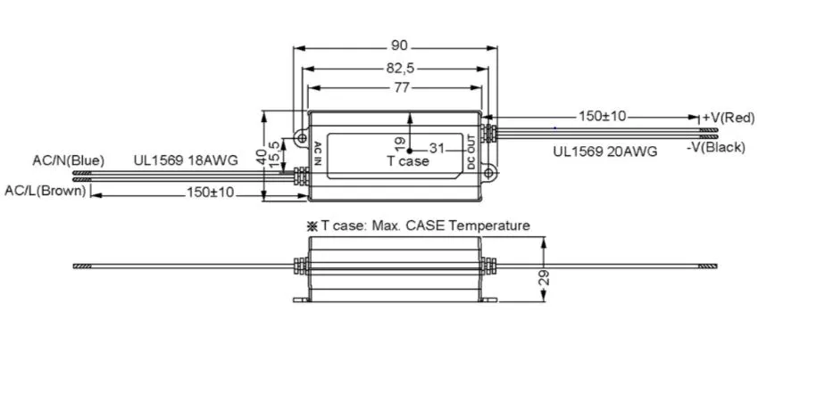 MEANWELL Netzteil - 24V 12W IP67 – Bild 2