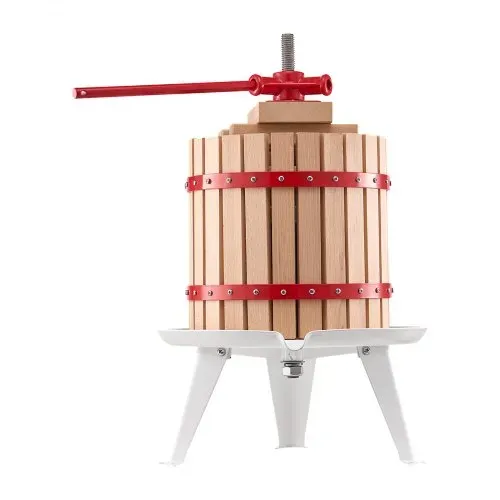 VEVOR Obstweinpresse Obstmühle (12 L) mit Massivholzkorb mit 8 Blöcken, robuster manueller Entsafter, Apfelweinpresse Apfelpresse Traubenpresse Olivenölpresse mit Griff Saftpresse für Küche – Bild 10