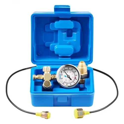 VEVOR hydraulisches Stickstoffspeicher Ladeset, 0–1420 PSI Stickstoff Füllset, Druckprüfsystem mit 1 Manometer & 1 Gasschlauch & 1 Ventilkörper & 1 CGA580-Adapter für Baumaschinen – Bild 8