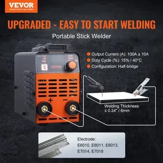 VEVOR 220 V Stabschweißgerät, 140 A ARC/Lift WIG-Schweißgerät mit großem LED-Display, tragbares 2-in-1-Stabschweißgerät mit Hot Start Arc Force Anti-Stick VRD, MMA ARC-Schweißgerät zum Schweißen VEVOR 220 V Stabschweißgerät, 140 A ARC/Lift WIG-Schweißgerät mit großem LED-Display, tragbares 2-in-1-Stabschweißgerät mit Hot Start Arc Force Anti-Stick VRD, MMA ARC-Schweißgerät zum Schweißen