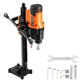 VEVOR Kernbohrmaschine Diamantkernbohrgerät mit Bohrdurchmesser 2-20 cm mit Ständer und Kernbohrer, 3000 W robuster Beton-Kernbohrer, Nass- und Trockenanwendung für Beton Ziegel VEVOR Kernbohrmaschine Diamantkernbohrgerät mit Bohrdurchmesser 2-20 cm mit Ständer und Kernbohrer, 3000 W robuster Beton-Kernbohrer, Nass- und Trockenanwendung für Beton Ziegel