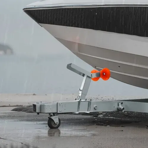 VEVOR Bootsanhänger-Sitz mit Rolle, 365–548 mm höhenverstellbar, Windstand mit U-Bolzen für 50,8–76,2 mm B x 76,2–101,6 mm H Anhängerkupplung, passend für Jetski, Segelboot, Schnellboot – Bild 7