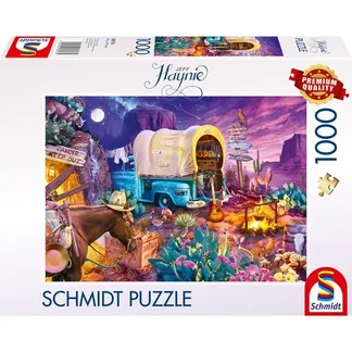 Jeff Haynie: Romantisches Wildwest-Camping, Puzzle Jeff Haynie: Romantisches Wildwest-Camping, Puzzle