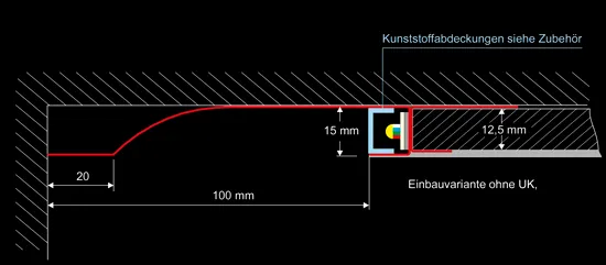 Synergy 21 LED Profil 200cm, Zinkblech TYP-D – Bild 3