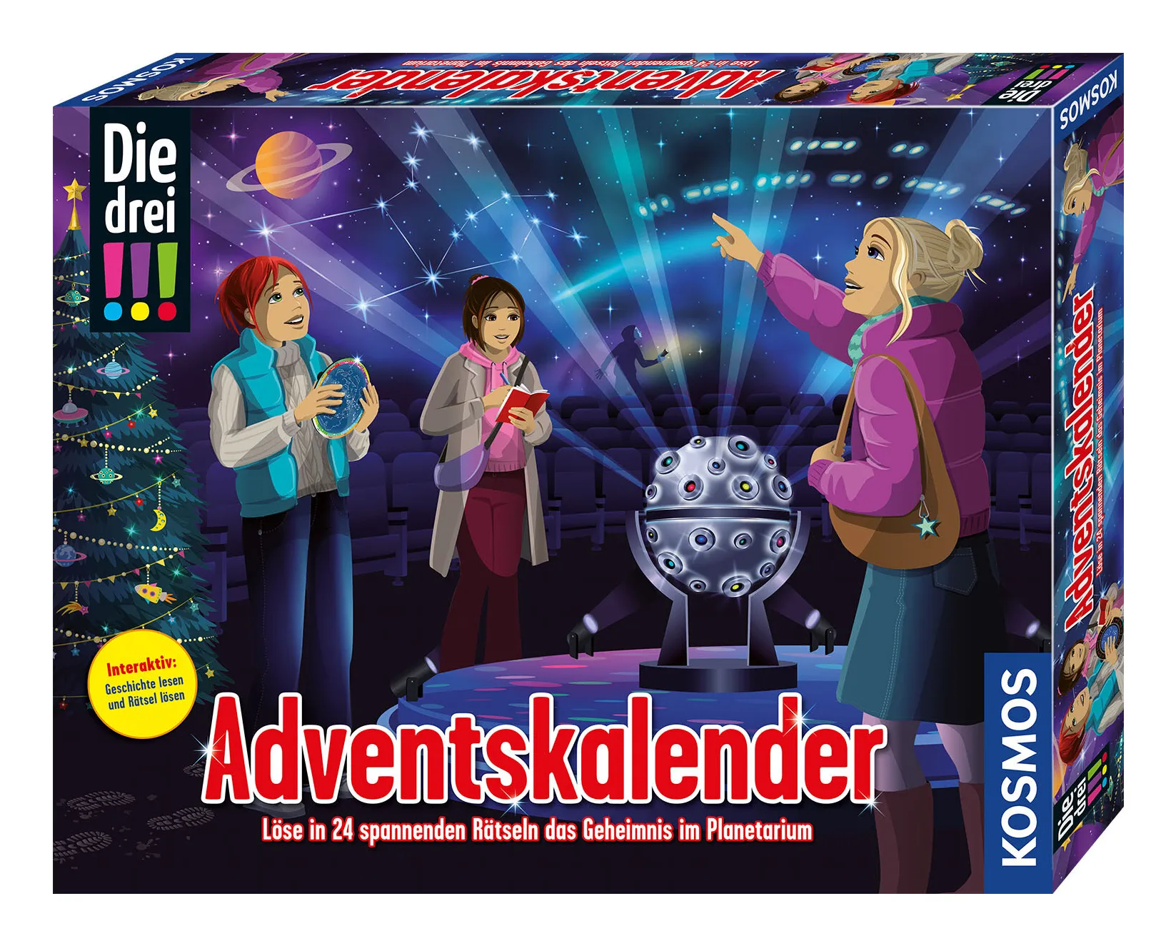 Kosmos 63264 Brettspiel Die drei !!!- Adventskalender 2025 Detektiv Kosmos 63264 Brettspiel Die drei !!!- Adventskalender 2025 Detektiv