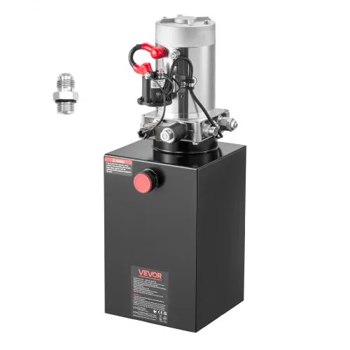 VEVOR 15 Qt Hydraulikaggregat einfachwirkende Kippanhängerpumpe, maximaler Öffnungsdruck 22 MPa und Fördermenge 3,4 L/min, 12 V DC Hydraulikpumpe mit Metallbehälter für Kippanhänger Schwarz VEVOR 15 Qt Hydraulikaggregat einfachwirkende Kippanhängerpumpe, maximaler Öffnungsdruck 22 MPa und Fördermenge 3,4 L/min, 12 V DC Hydraulikpumpe mit Metallbehälter für Kippanhänger Schwarz