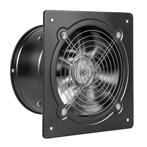VEVOR Abluftventilator 250x250 mm, Leistungsstarker Wandventilator 979 m³/h, mit Drehzahlregelung, 48 W Leiser Ventilator für Dachboden, Garage, Keller, Werkstatt, Küche & Hühnerstall – Bild 9
