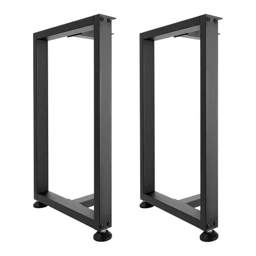 VEVOR Tischkufen 2er-Set 450x220x740 mm, T-förmige Tischuntergestell 1000 kg, Tischbeine Kohlenstoffstahl, Möbelfüße, Tischgestell, Tischfüße für Schreibtische, Couchtische, Esstische, Schwarz – Bild 10