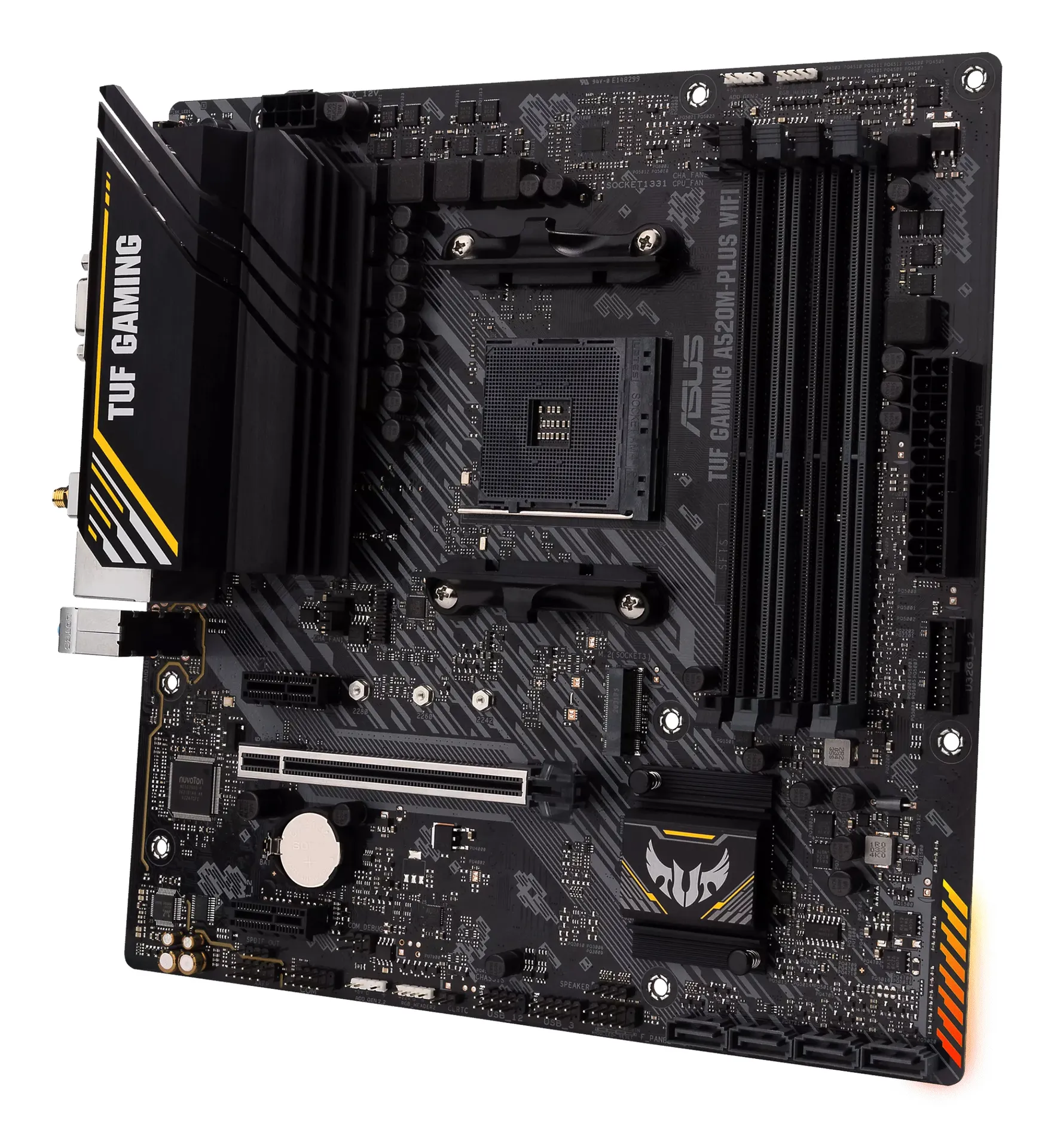 ASUS TUF GAMING A520M-PLUS WIFI AMD A520 Sockel AM4 micro ATX – Bild 4