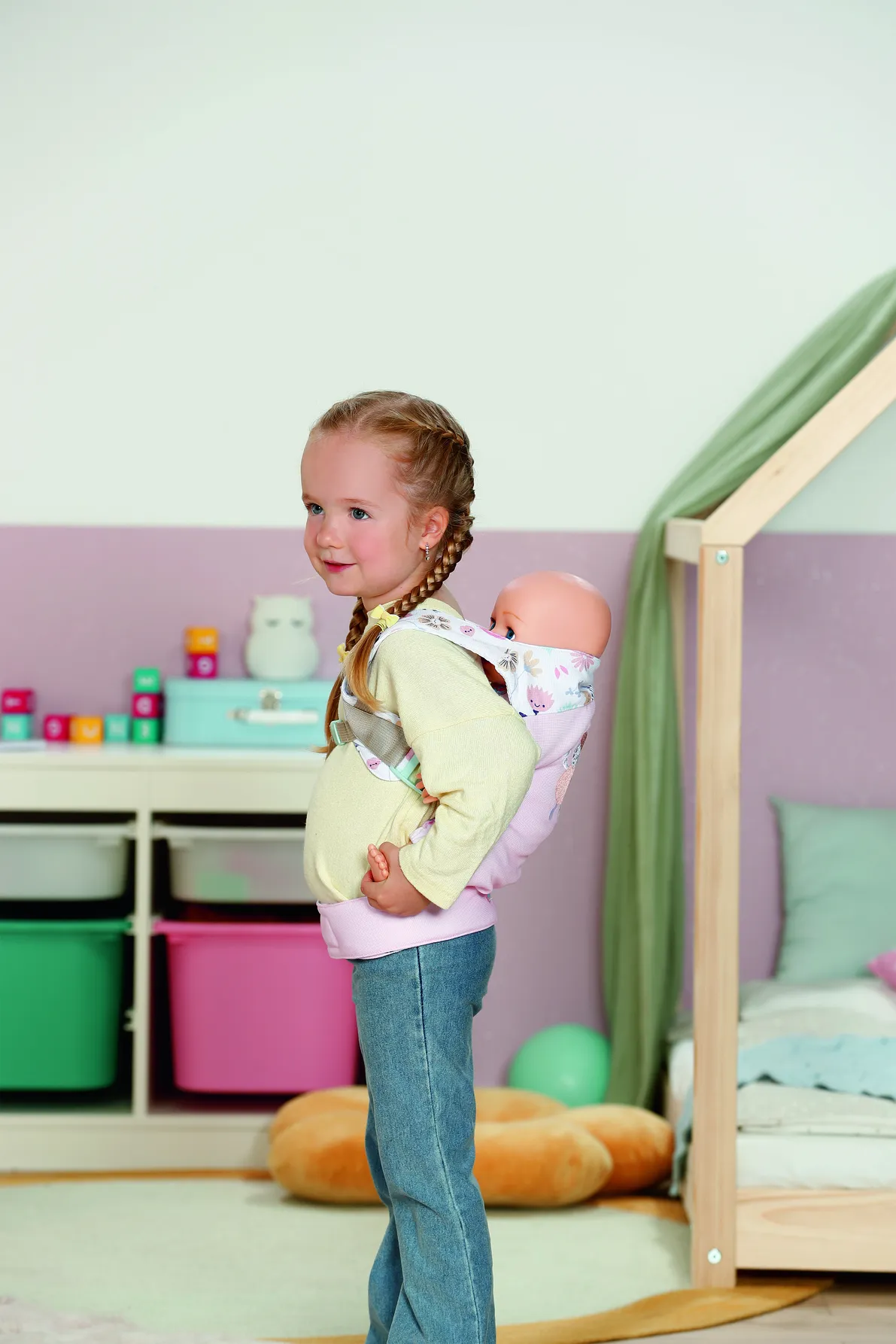 BABY born Baby Carrier Flower Puppentrage – Bild 5