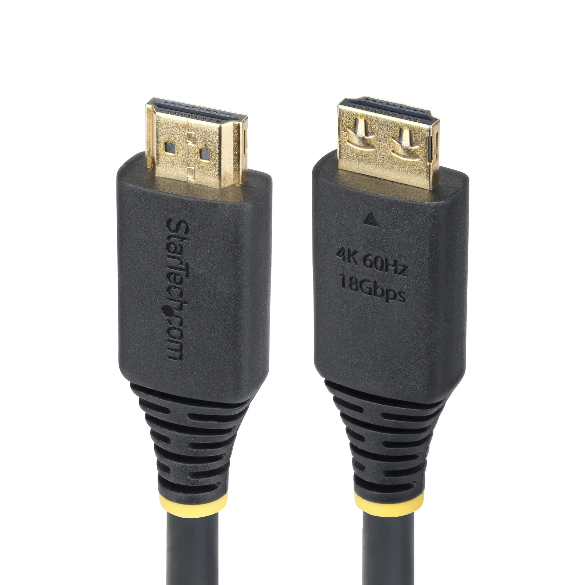 StarTech.com 3m High Speed HDMI Kabel mit Griffsteckern, 4K 60Hz / 1440p 144Hz, HDR10 / HDCP 2.2 / ARC, 18Gbps, UHD HDMI Arc Kabel für TV / Monitor, TPE-Mantel StarTech.com 3m High Speed HDMI Kabel mit Griffsteckern, 4K 60Hz / 1440p 144Hz, HDR10 / HDCP 2.2 / ARC, 18Gbps, UHD HDMI Arc Kabel für TV / Monitor, TPE-Mantel